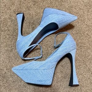 Jeffrey Campbell Denim Women's Platform Heels